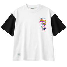 Load image into Gallery viewer, PRIDE | Love Is Freedom Colorblock Cropped Tee
