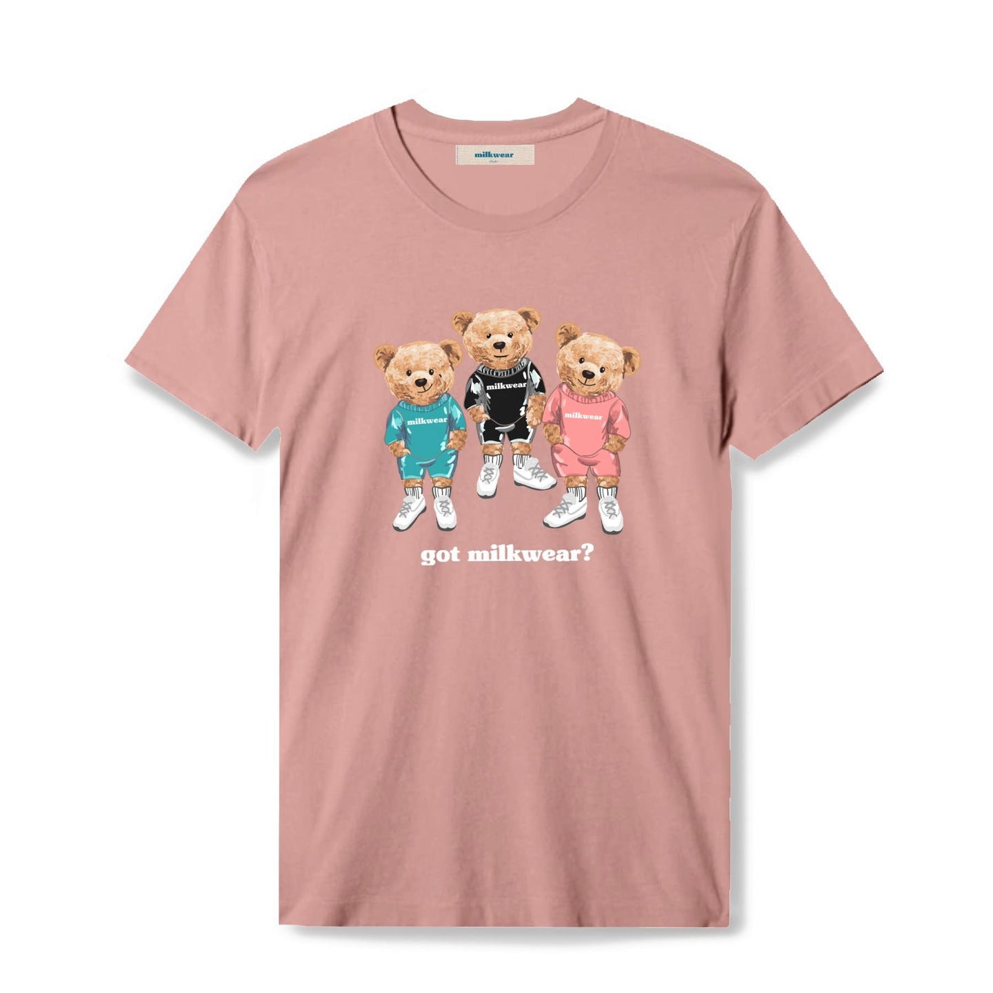 Bear Tee in Pink