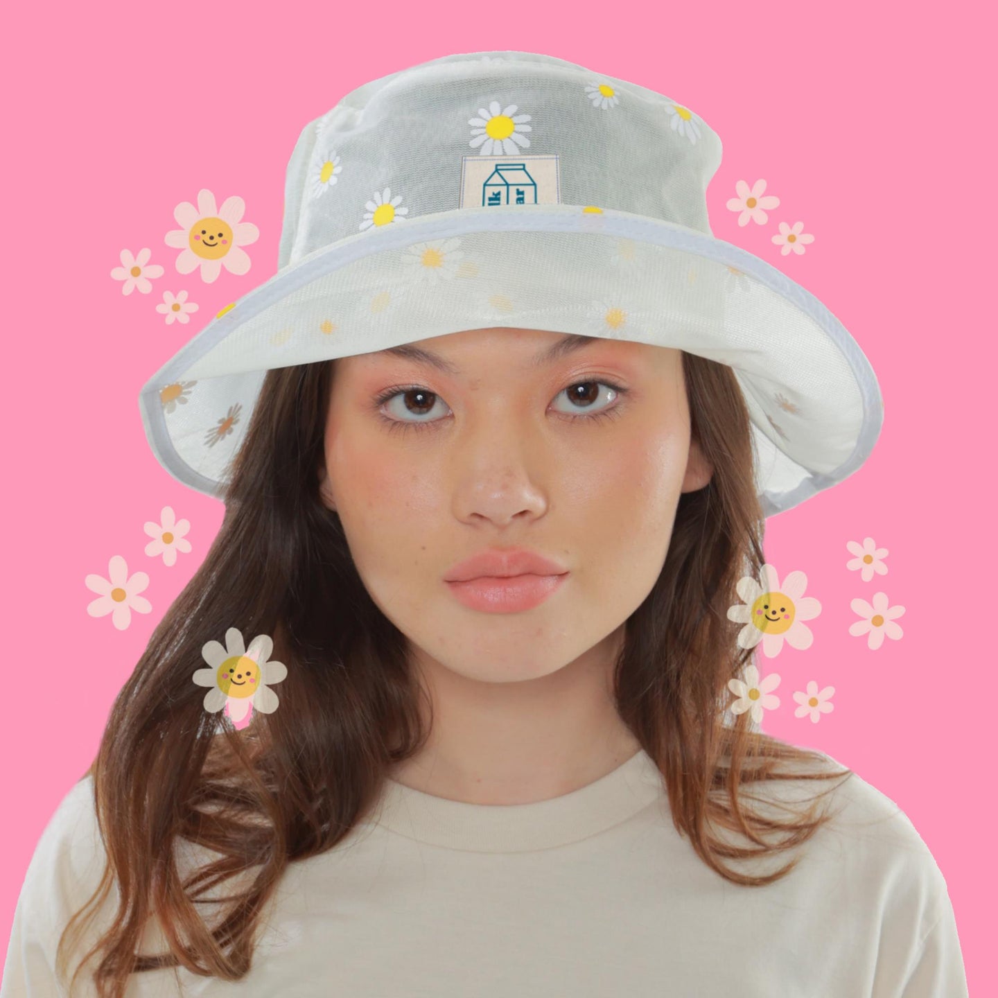 Daisy Floral Bucket Hat