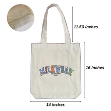 Load image into Gallery viewer, Canvas Tote Bag - Cloud Font
