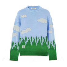 Load image into Gallery viewer, Cloud Printed Sweater
