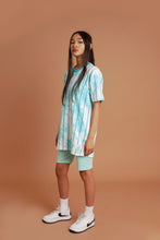 Load image into Gallery viewer, Baseball Tie-Dye Tee in Aqua (Limited Edition)
