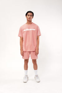 Big Font Tee in Pink
