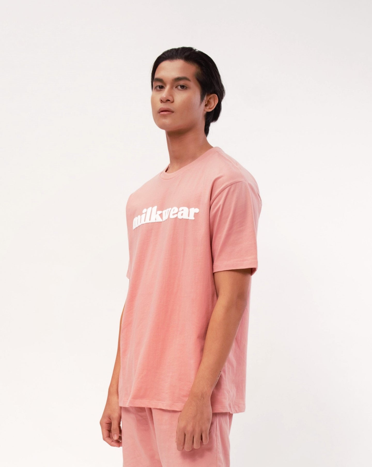 Big Font Tee in Pink