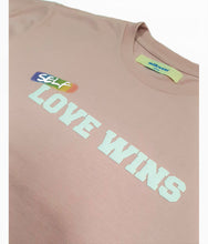 Load image into Gallery viewer, Milkwear x LoveYourself - Self Love Wins Collegiate Pride Tee
