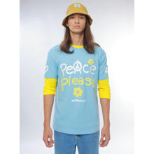 Load image into Gallery viewer, Peace Please Tee in Light Blue
