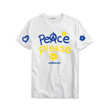 Load image into Gallery viewer, Peace Please Tee in White
