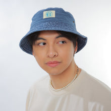 Load image into Gallery viewer, Acid Wash Bucket Hat in Army Green, Blue, Khaki, Mustard &amp; Gray

